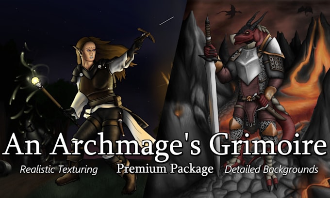 draw your fantasy or science fiction characters for cheap