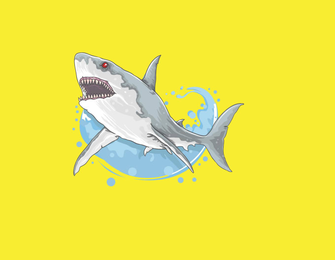 design unique and creative shark logo for your business