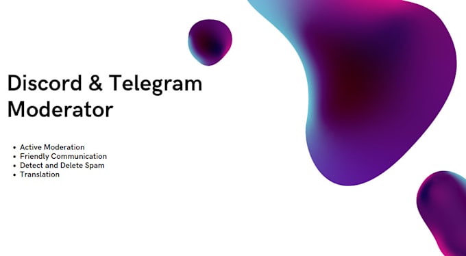 Be your discord and telegram moderator by Ahmetdemirbas | Fiverr