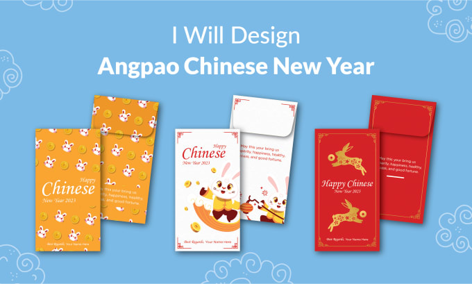 Design angpao chinese new year 2023 by Yohanes_bosco | Fiverr