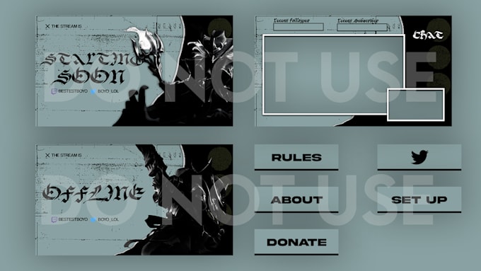 Make Custom Simple Stream Overlays By King Syren Fiverr Make Custom Simple Stream Overlays By King Syren Fiverr