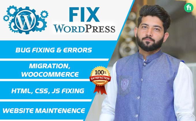 Resolve website issues error and bug fix css javascript repair by ...