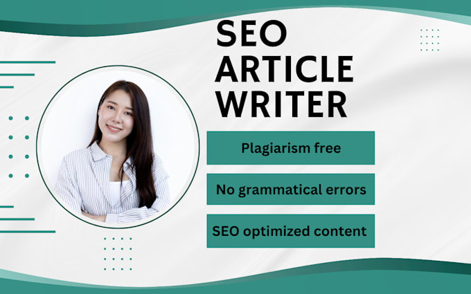 be your compelling article, blog post, and content writer
