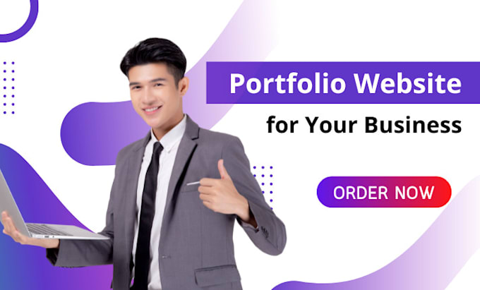 develop a modern portfolio website in wordpress