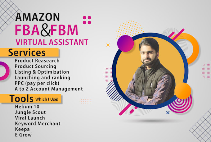 be your expert amazon fba virtual assistant, amazon va, amazon account manager