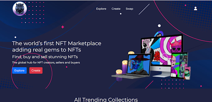 create nft minting and marketplace for you