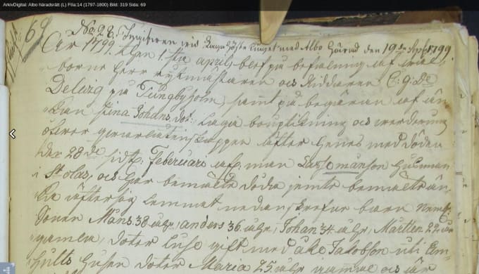 Transcribe and translate old swedish handwriting by Sannaknutsson Fiverr