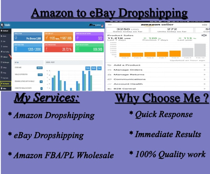 Do profitable amazon to ebay dropshipping by Mariyumkhan979 Fiverr
