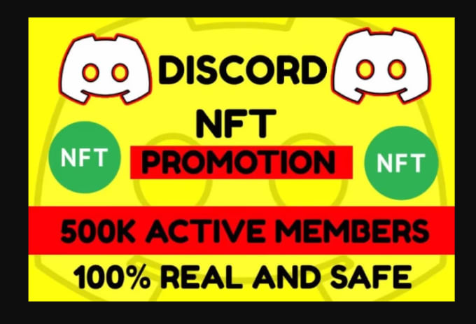 Do organic nft discord server promotion by Lanre500 Fiverr