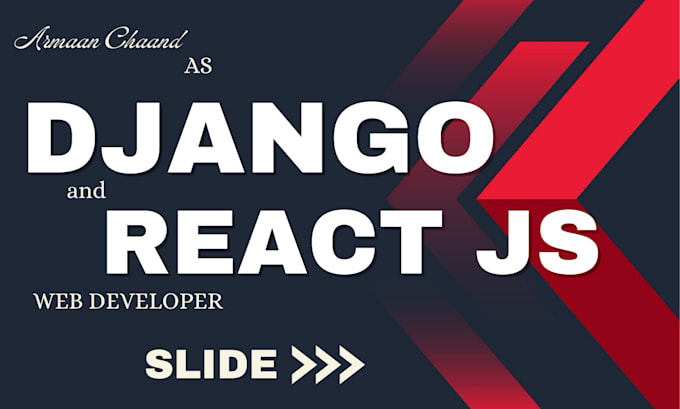 Develop python django and react js or next js web applications by ...