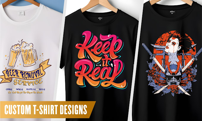 do custom t shirt design for you within 12 hours