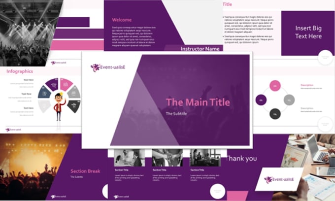 Design a branded powerpoint template by Adxdesigns Fiverr