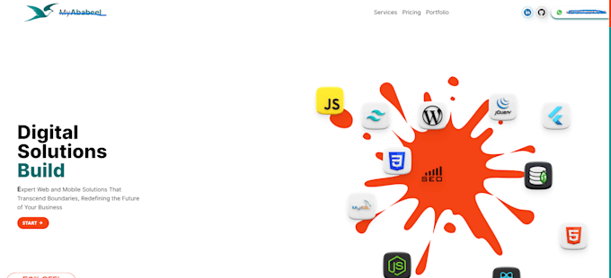 be react js website developer
