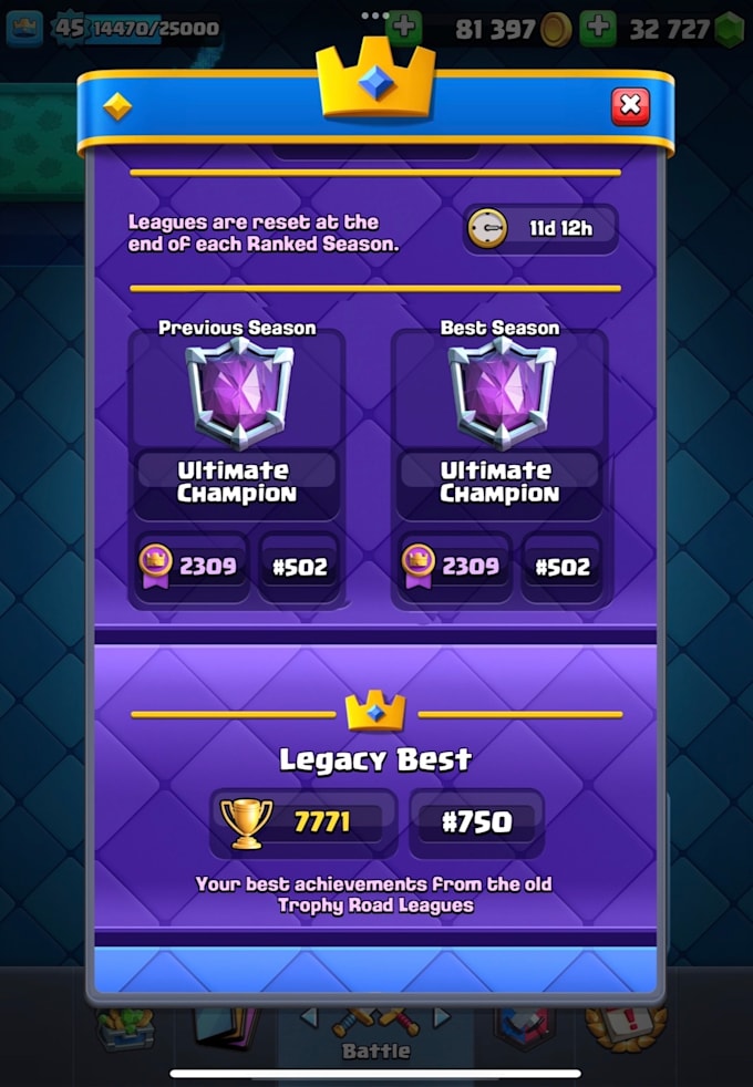 Push your clash royale trophies by Ultimatechamp7 Fiverr