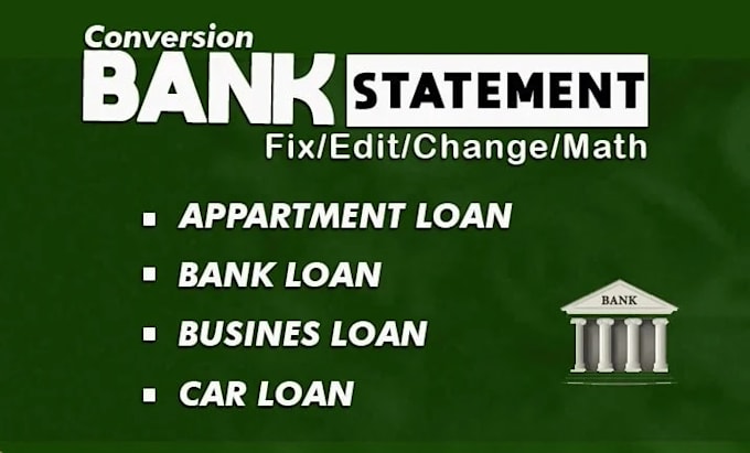 bank statement bank statement bank statement as you need