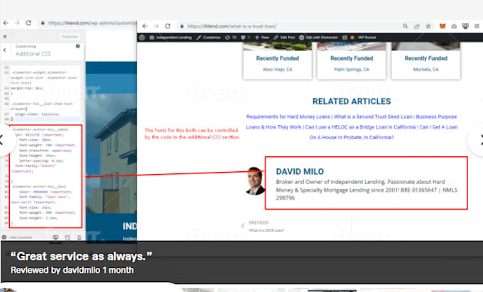 Edit html and css on your webpage by Waqarmohmand | Fiverr
