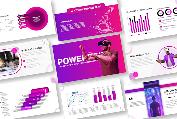 design professional powerpoint presentation and pitch deck