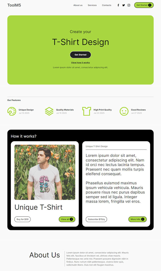 Build any website html css by Seaman39220 | Fiverr