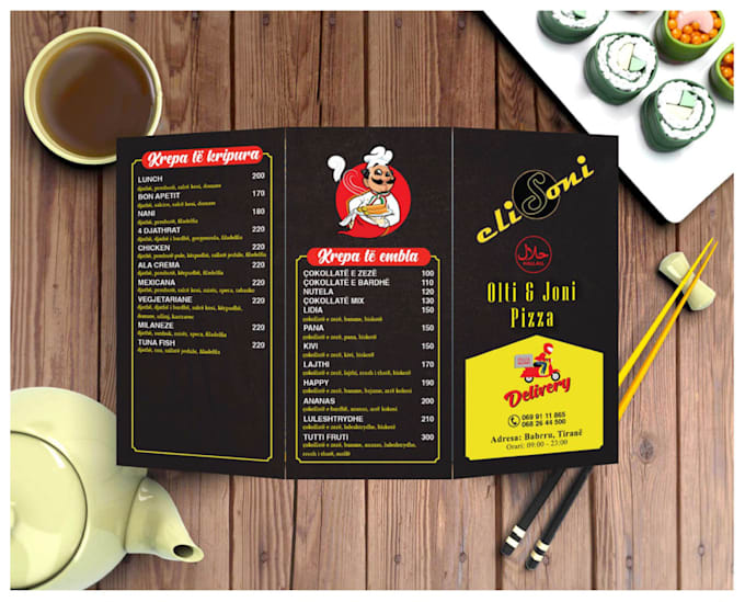 create your brochure according to your request