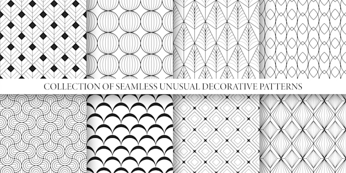 make vector seamless ornamenal elegant patterns, backgrounds