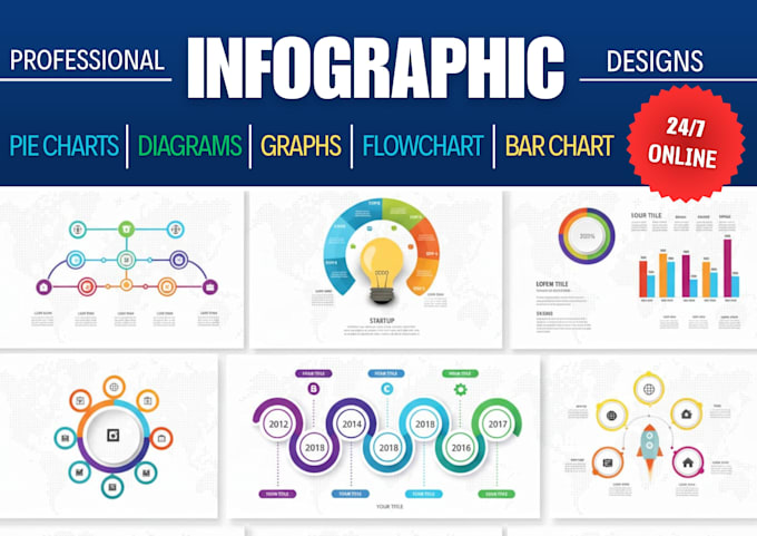 design business, professional and creative infographics