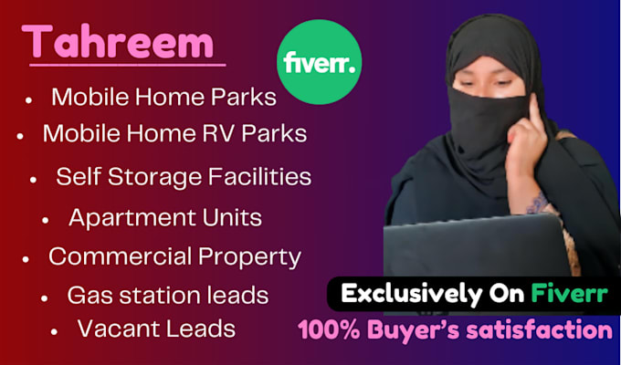 provide you self storage properties owners lists with skip tracing