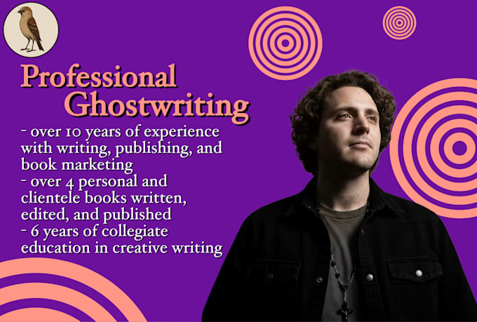 ghostwrite your fiction or non fiction book