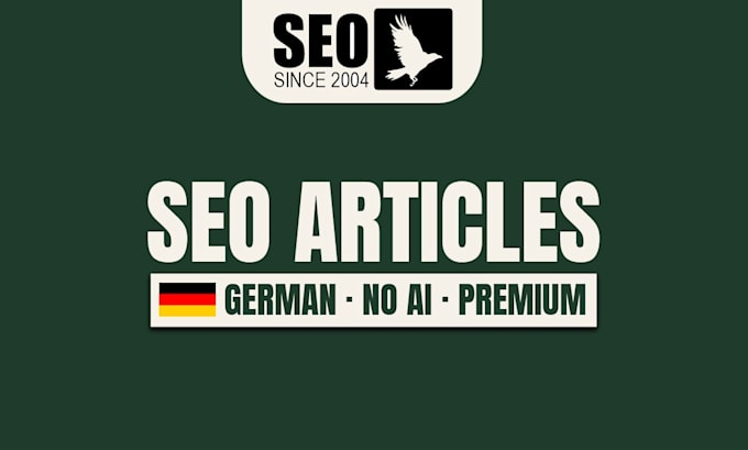 do real german SEO blog writing, absolutely no ai