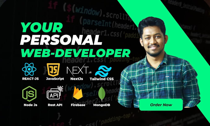 be your personal frontend web developer to build pixel perfect design