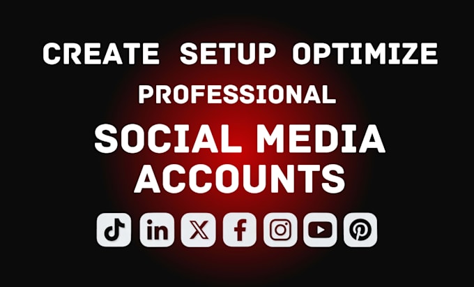 professionally create social media business pages and business accounts