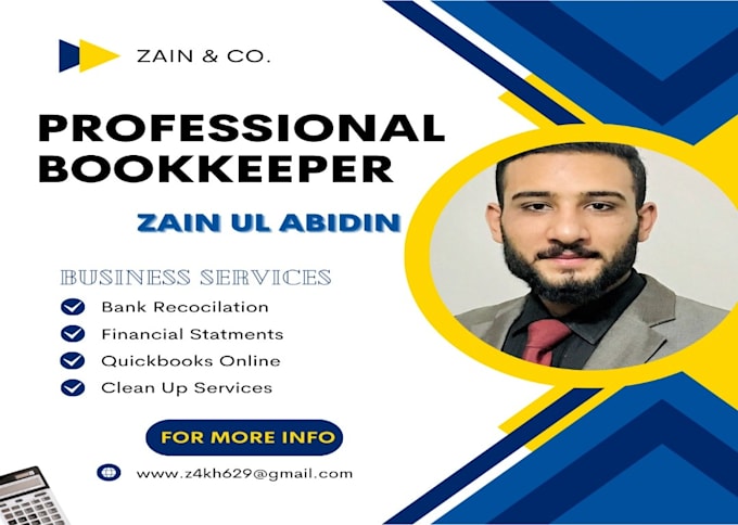 setup, clean up and do bookkeeping in quickbooks online, acca part qualified