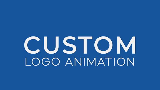 create outstanding logo animation for your business