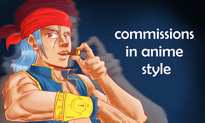 draw your illustration in anime style