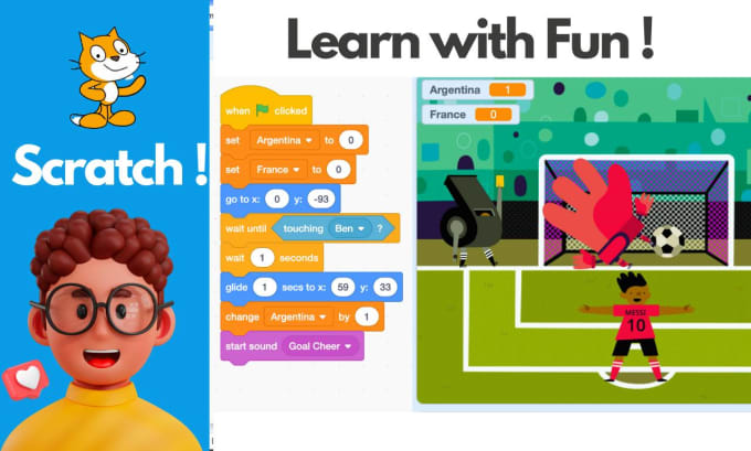 Design any games and animation on scratch programming by Akifofficial |  Fiverr