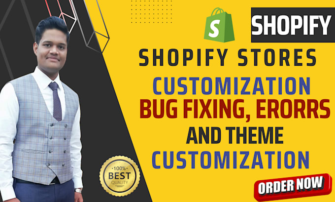 do custom shopify theme development fix any bugs, issues