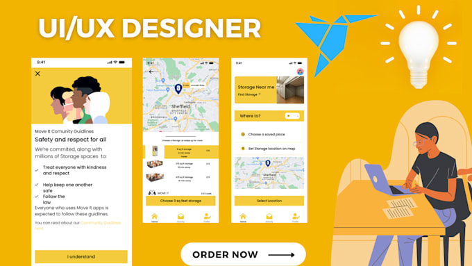 Design attractive mobile ui ux design by Professorumair | Fiverr