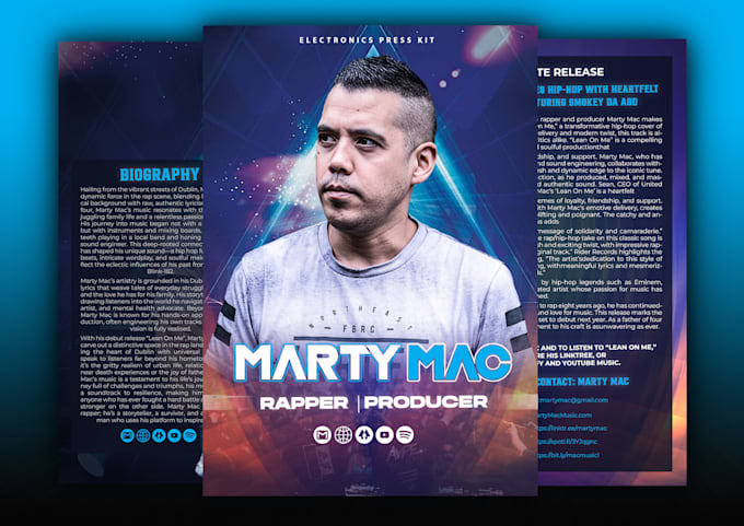 Design your premium epk, press kit, media kit, portfolo by Askastudios ...