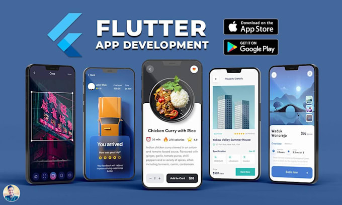 Develop android and ios mobile apps using flutter by Mateenmehmood16 ...