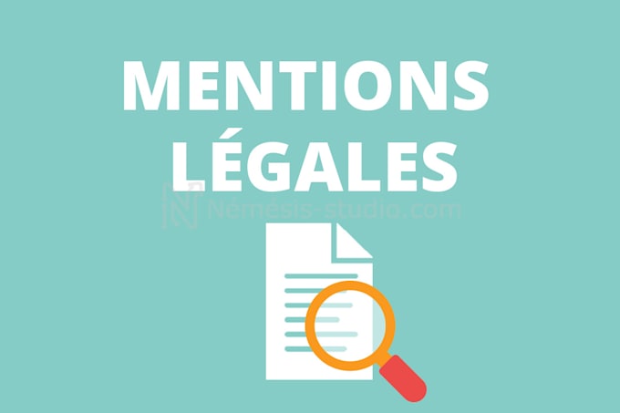 rédiger vos mentions légales