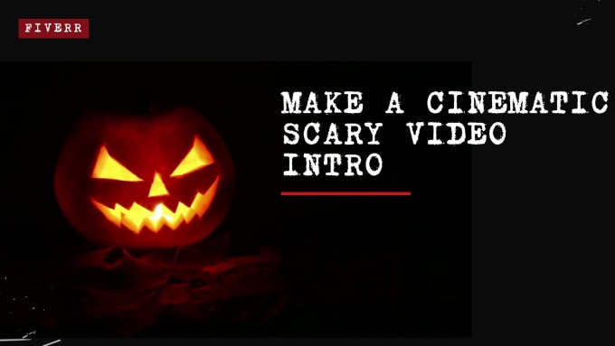 Make horror trailer scary intro video, cinematic scary horror book ...