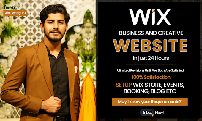 design, business wix website and creative wix website