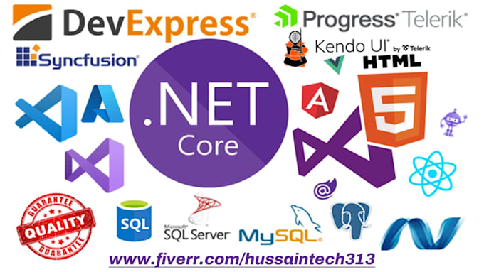Do web and desktop development in c sharp, asp net by Hussaintech313