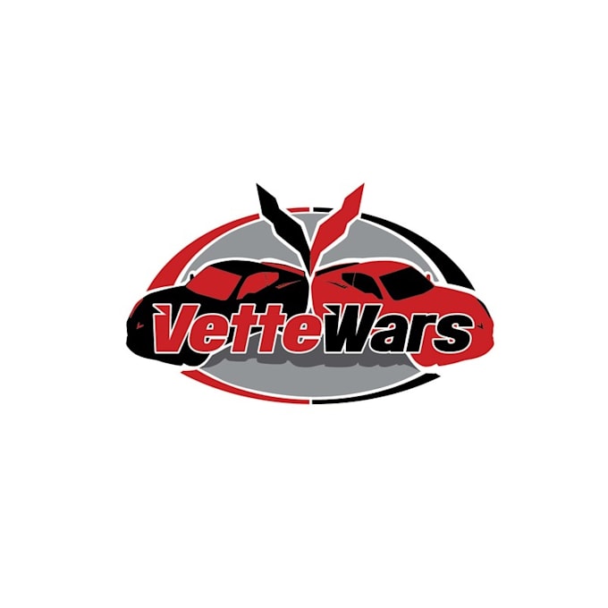 create a corvette popular classic logo