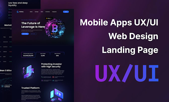 Create modern and stunning ui ux for website and landing page in figma ...