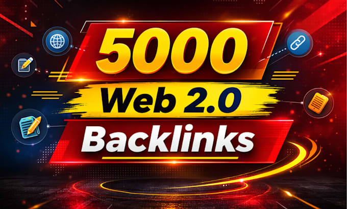 build 5000 web 2 0 backlinks
