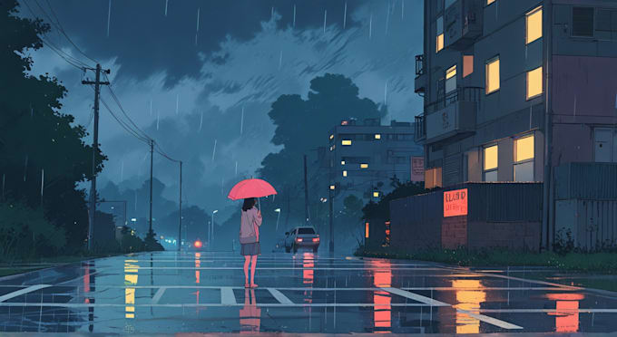 create relaxing lofi animation videos