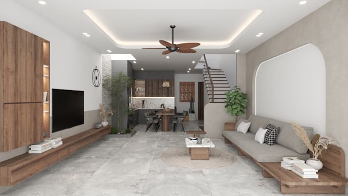 Make fantastic interior design by Archsezan | Fiverr