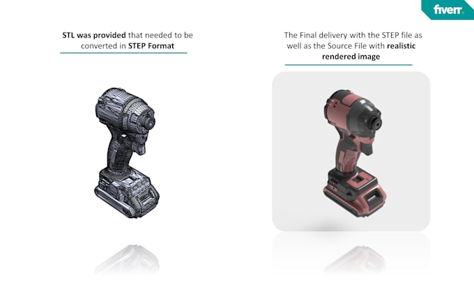 reverse engineer stl, 3d scan file or pictures to 3d models