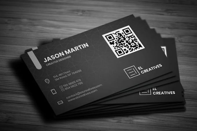 Developp business card design with qr code by Mhamdisaif035 | Fiverr