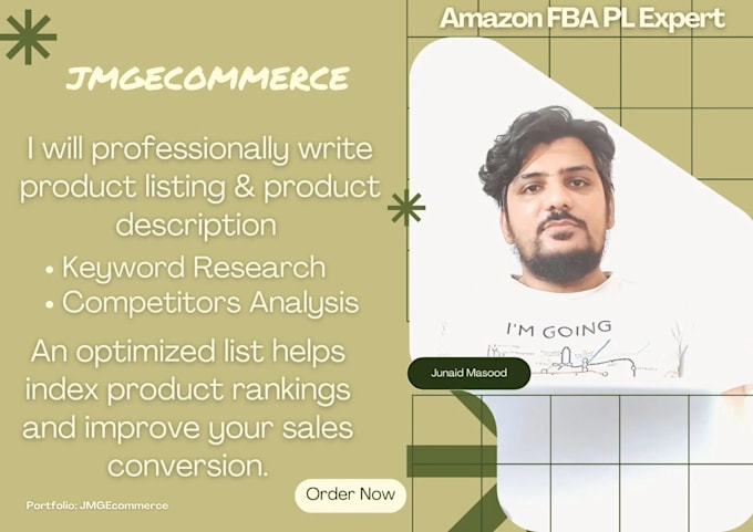write your amazon listing product description with highly super index keywords